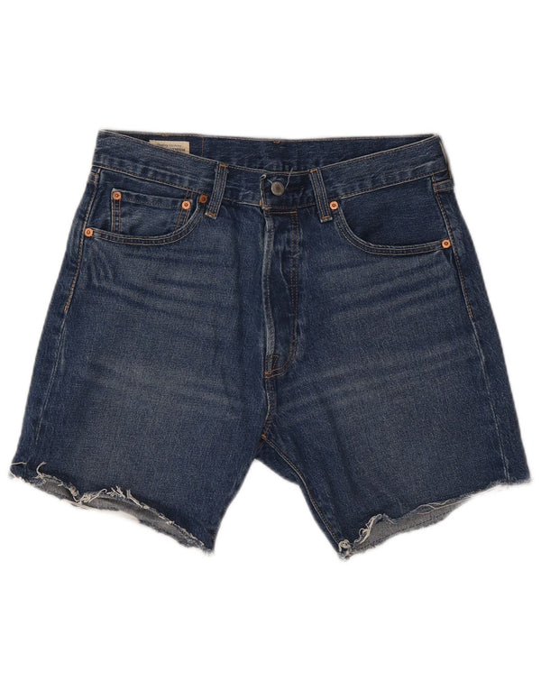 Levi's Mens 501 Denim Shorts W32 Medium Blue Cotton