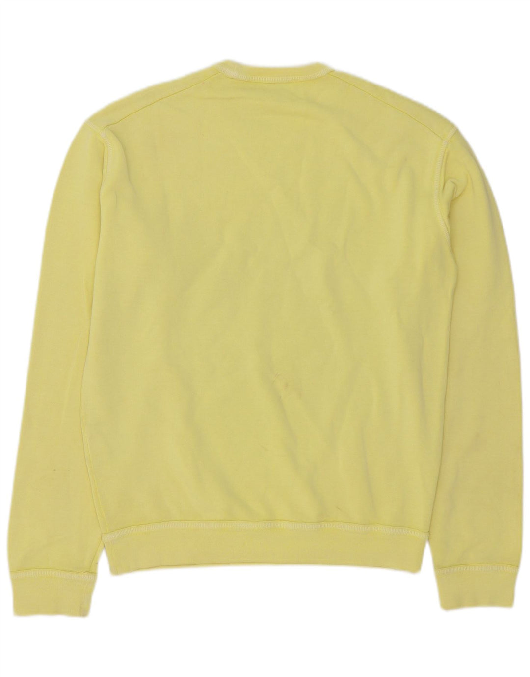Dsquared2 Mens Graphic Sweatshirt Jumper Large Yellow Cotton
