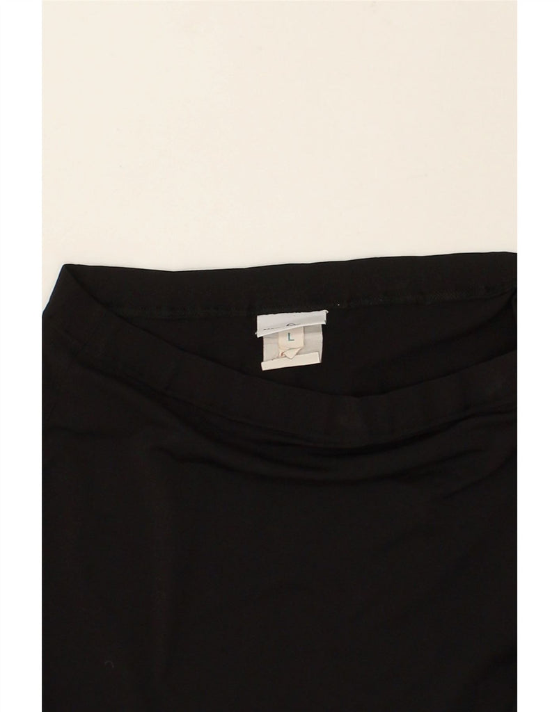 SERGIO TACCHINI Womens Mini Skirt Large W32 Black Sports | Vintage Sergio Tacchini | Thrift | Second-Hand Sergio Tacchini | Used Clothing | Messina Hembry 