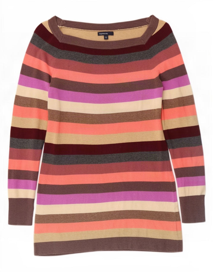 Gap Womens Maternity Boat Neck Jumper Sweater UK 12 Medium Multicoloured