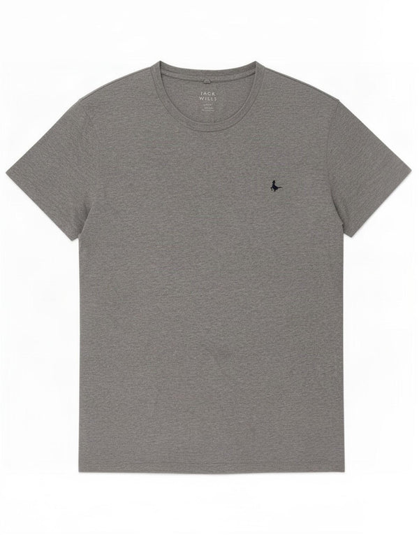 Jack Wills Mens T-Shirt Top Large Grey Flecked