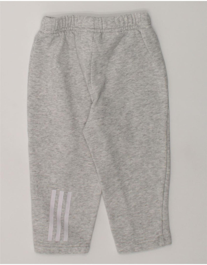 ADIDAS Baby Girls Trousers 12-18 Months Grey Cotton | Vintage Adidas | Thrift | Second-Hand Adidas | Used Clothing | Messina Hembry 