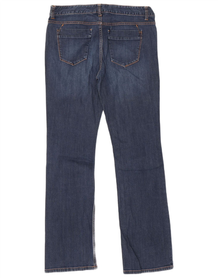 MOSSIMO Womens Curvy Bootcut Jeans US 12 Large W32 L32 Blue Cotton