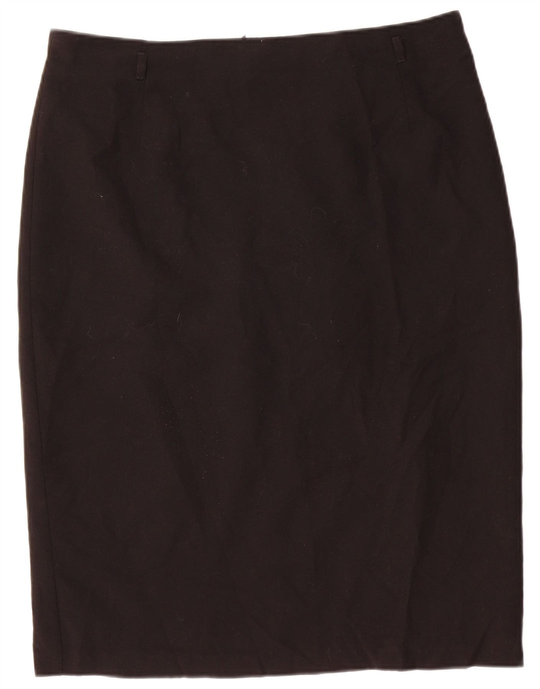 Marks & Spencer Womens Pencil Skirt UK 16 Large W34 Black Polyester