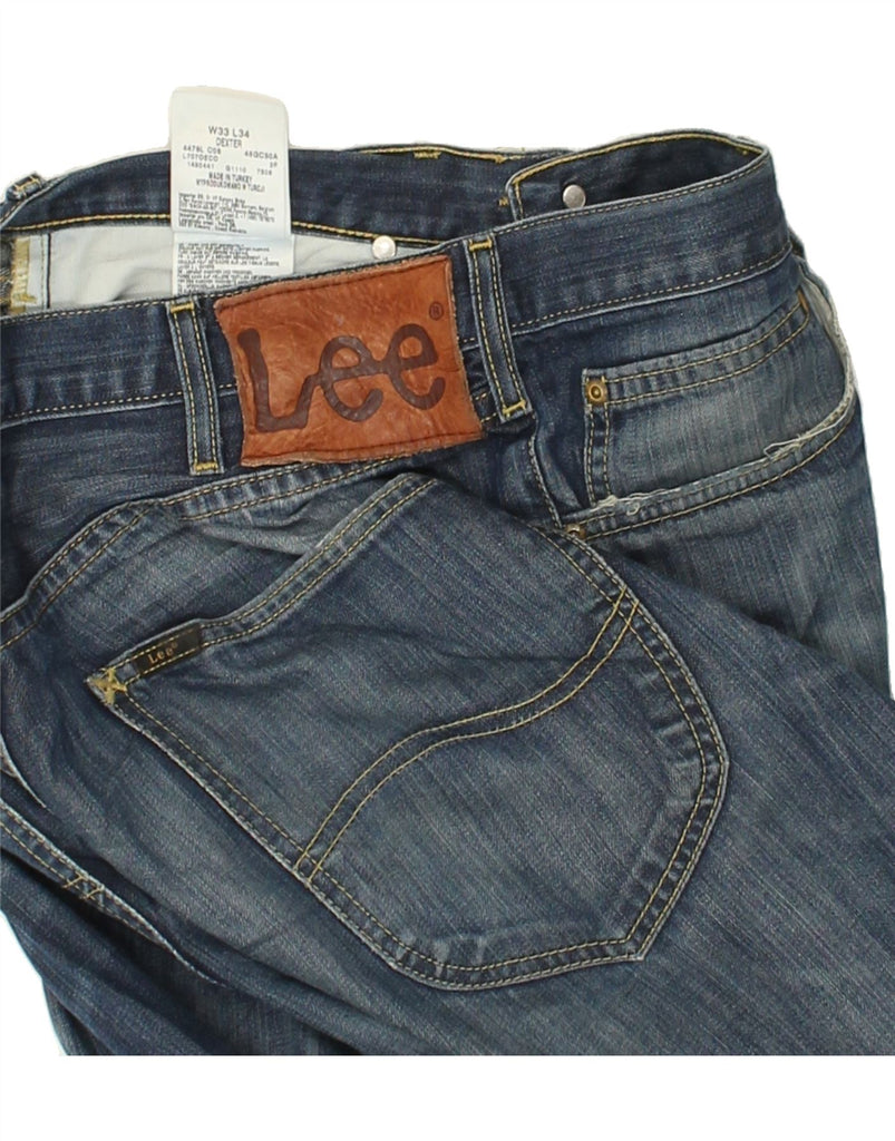 LEE Mens Dexter Slim Jeans W36 L34 Blue Cotton | Vintage Lee | Thrift | Second-Hand Lee | Used Clothing | Messina Hembry 