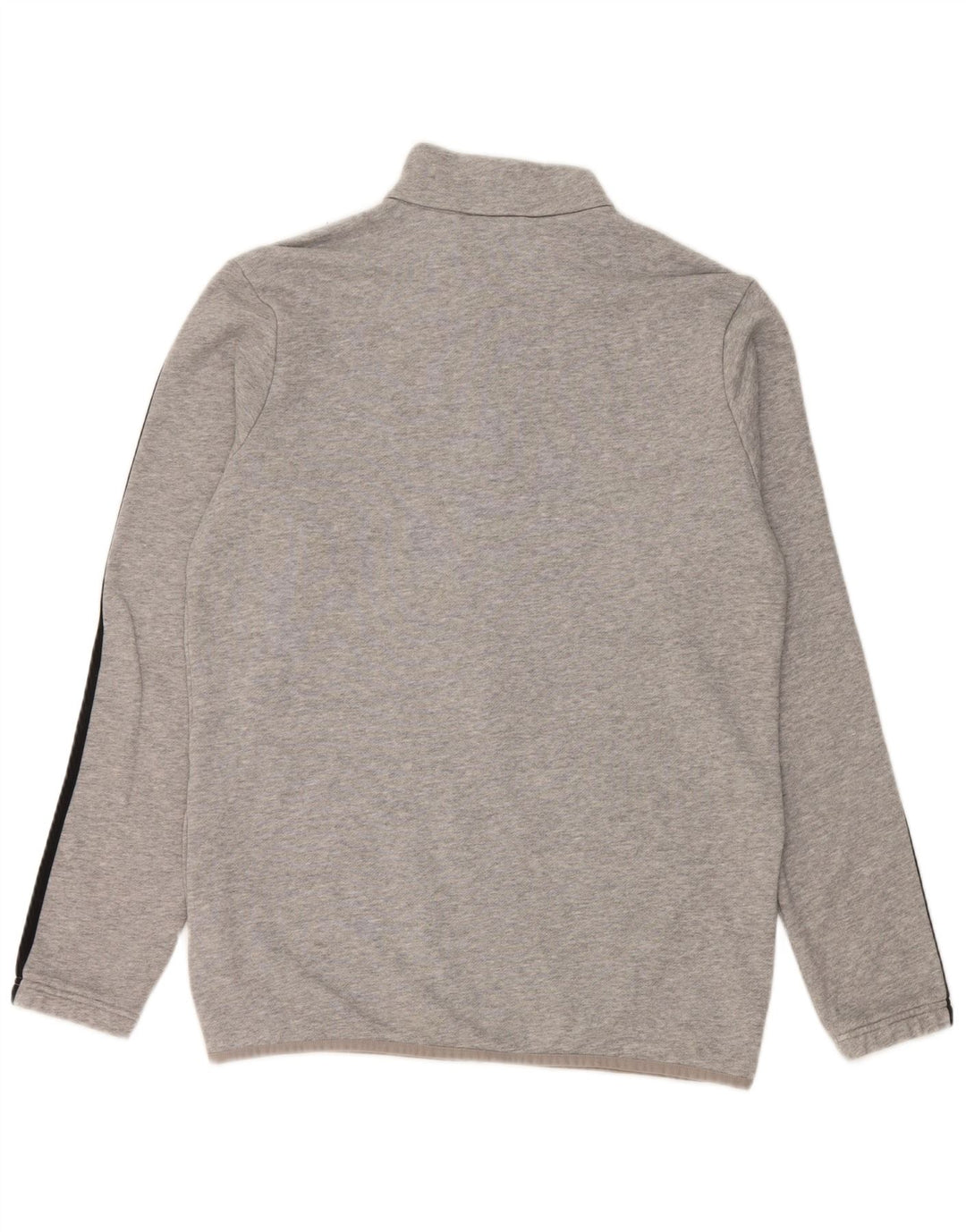 Adidas Boys Tracksuit Top Jacket 15-16 Years Grey Cotton
