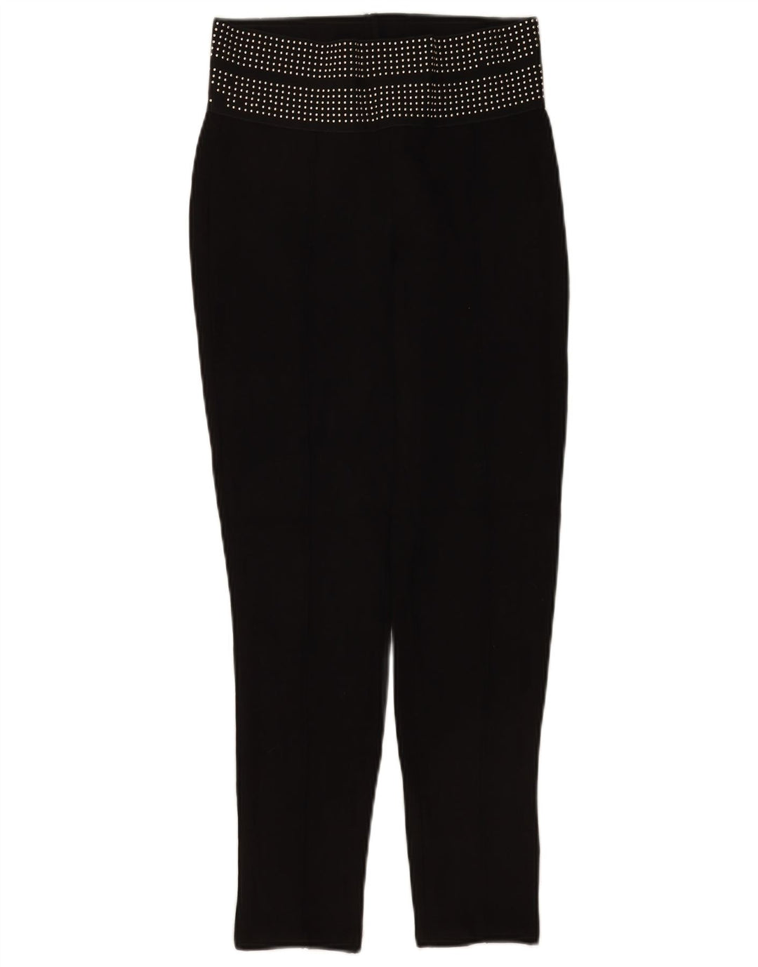 Zara Womens Skinny Cropped Trousers Medium W28 L25 Black