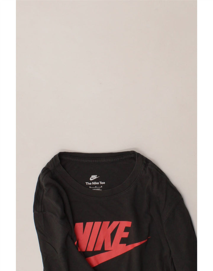 NIKE Mens Graphic T-Shirt Top Medium Grey Cotton Vintage Nike and Second-Hand Nike from Messina Hembry 