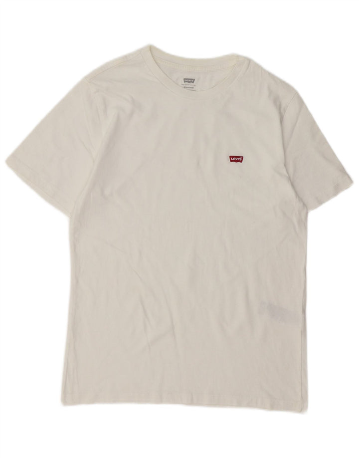 Levi's Mens Standard T-Shirt Top Small White Cotton