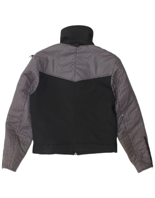 Vintage Mens Padded Jacket UK 36 Small Black Colourblock Polyamide