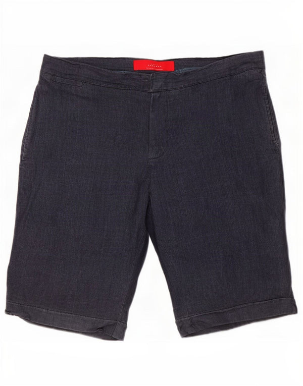 Zara Mens Chino Shorts Large W34 Navy Blue