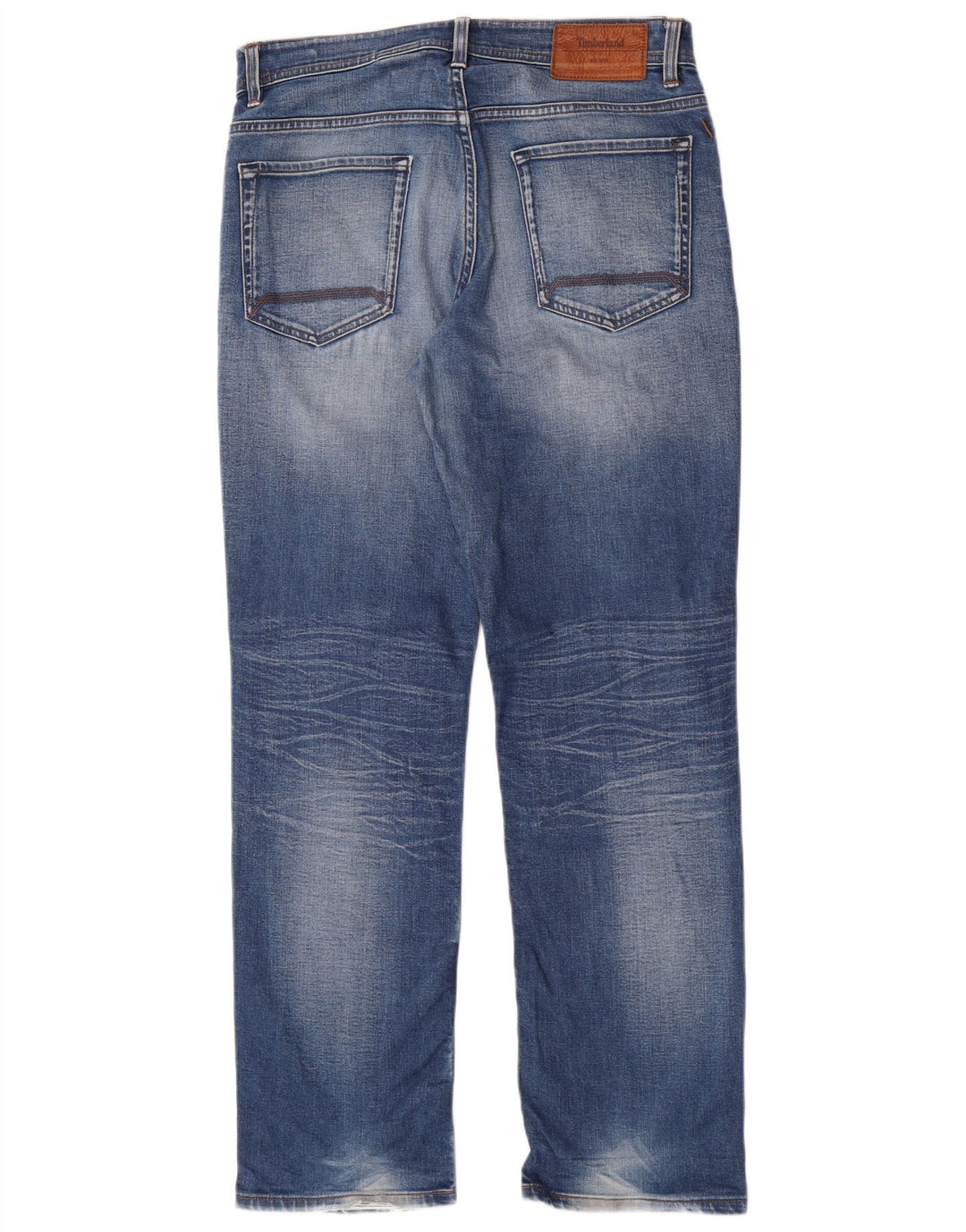 Timberland Mens Clark Straight Jeans W32 L32 Blue Cotton