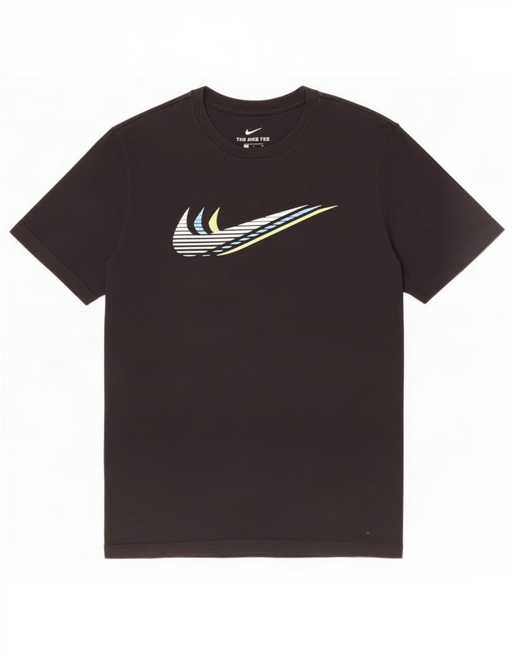 Nike Mens Graphic T-Shirt Top Medium Black