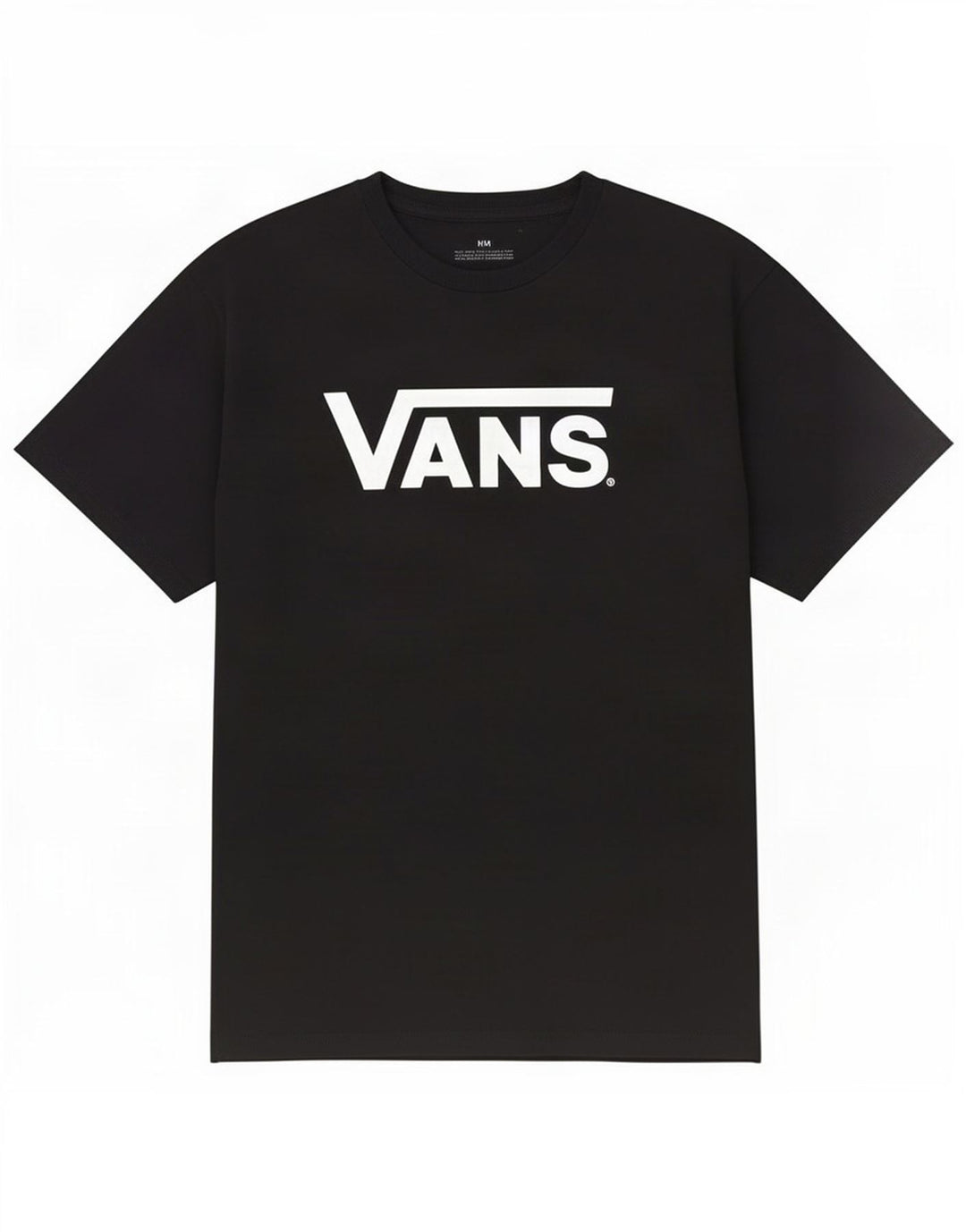 Vans Mens Graphic T-Shirt Top Medium Black Cotton