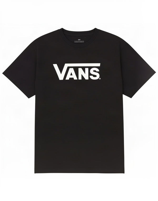 Vans Mens Graphic T-Shirt Top Medium Black Cotton