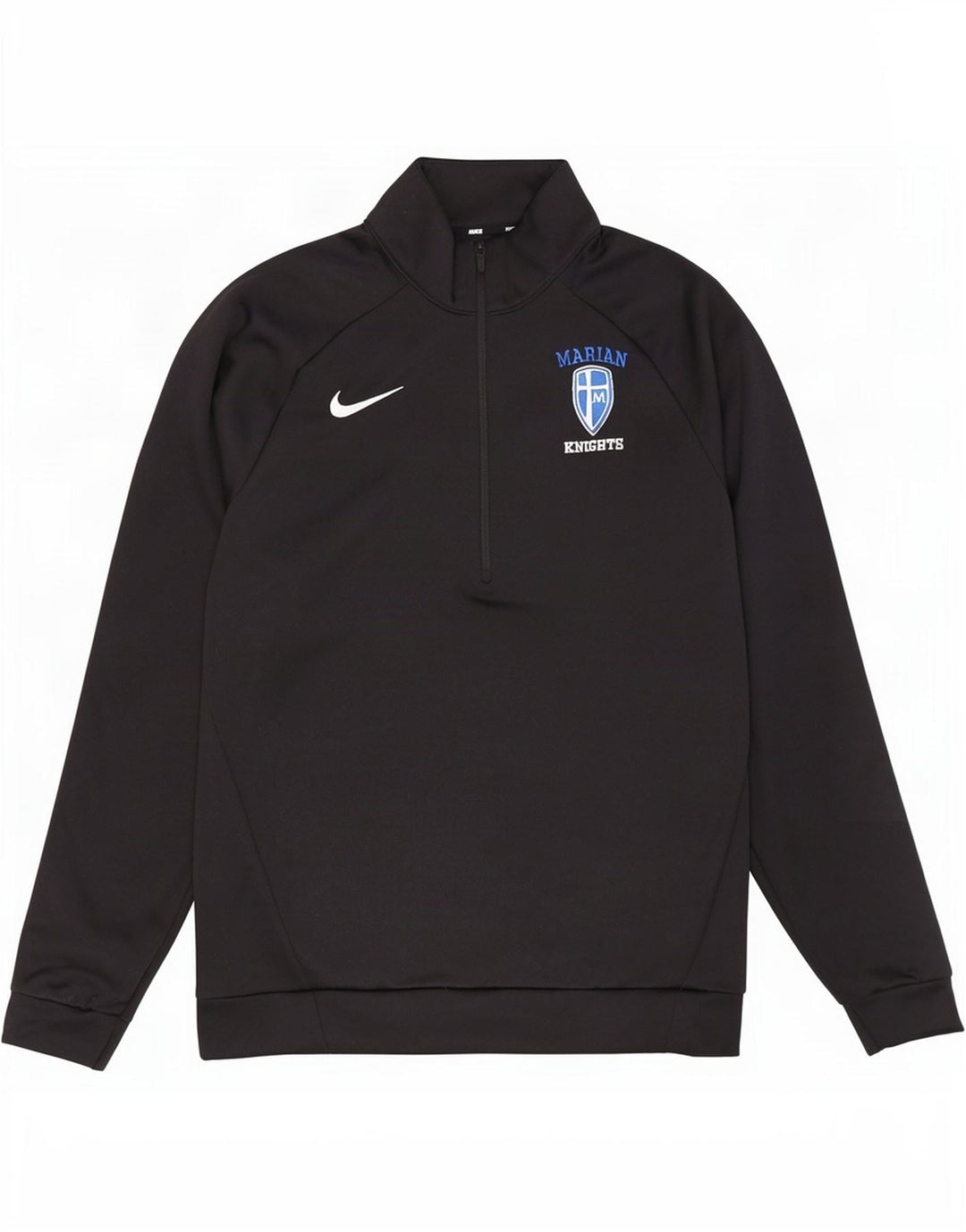 Nike Mens Marian Knights Graphic Zip Neck Sweatshirt Jumper Small Black