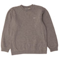 Nike Boys Sweatshirt Jumper 12-13 Years Large Grey Flecked Cotton