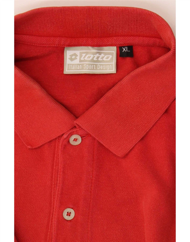 Kappa Mens Polo Shirt XL Red