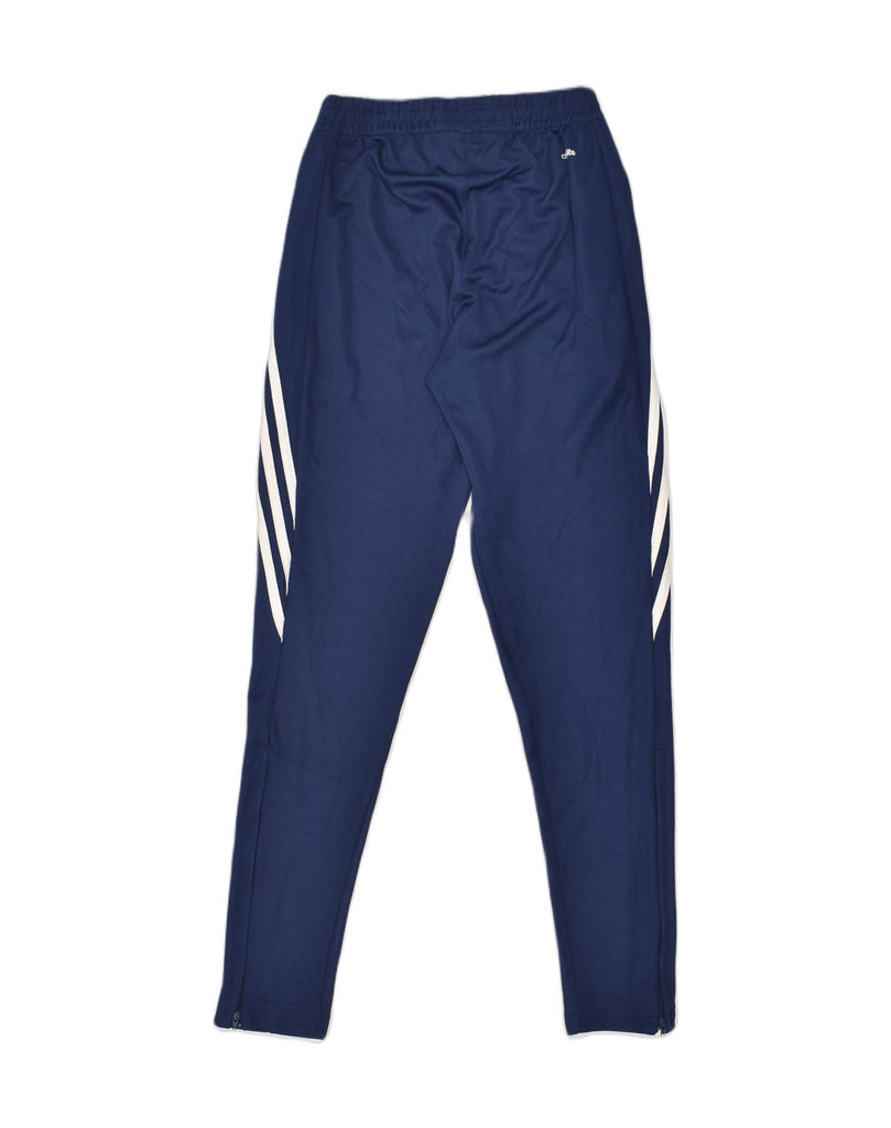 ADIDAS Mens Tracksuit Trousers XS Navy Blue Polyester | Vintage Adidas | Thrift | Second-Hand Adidas | Used Clothing | Messina Hembry 