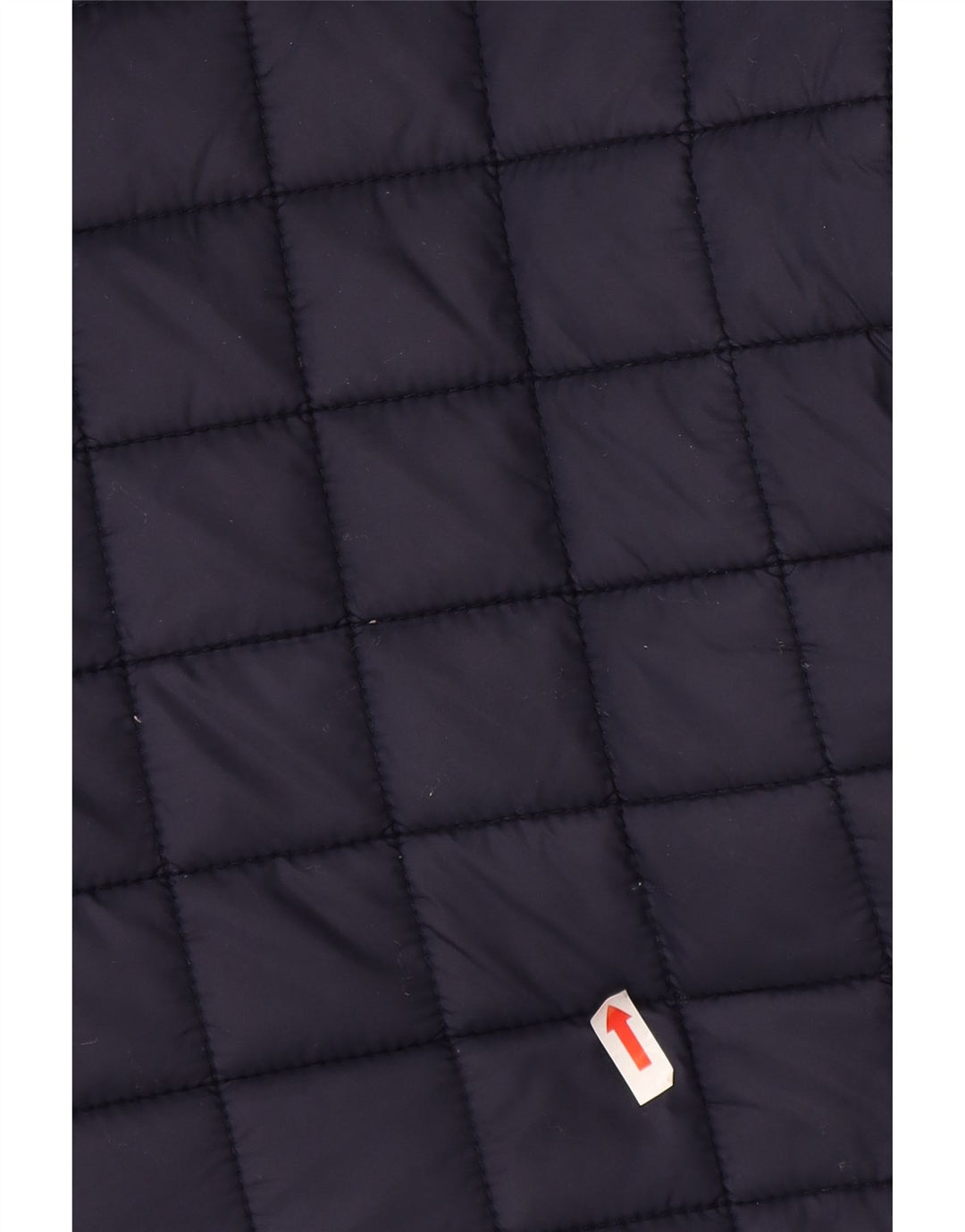 Superdry Womens Hooded Padded Jacket UK 14 Large Navy Blue Nylon