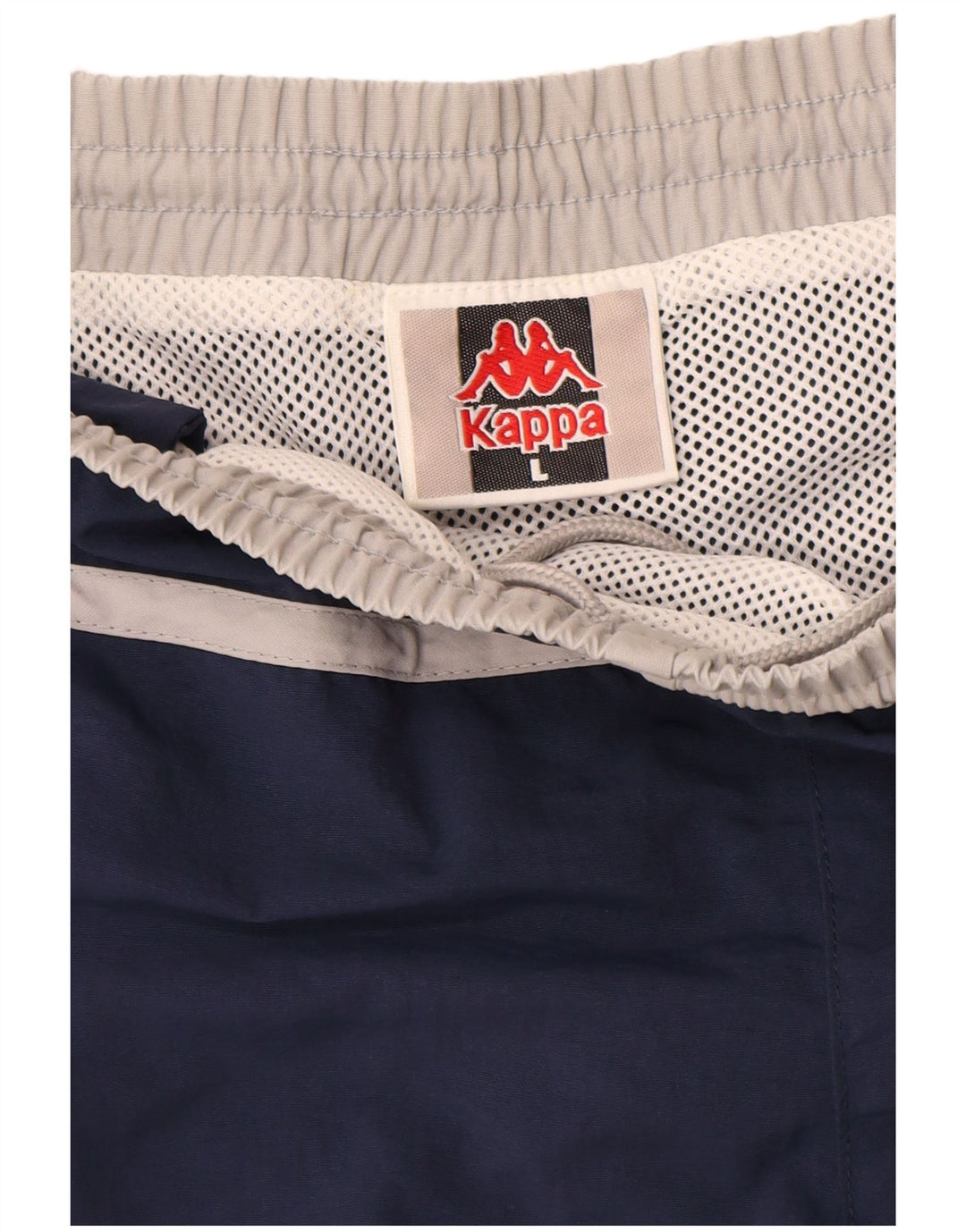 Kappa Mens Swimming Shorts Large Navy Blue Colourblock Nylon