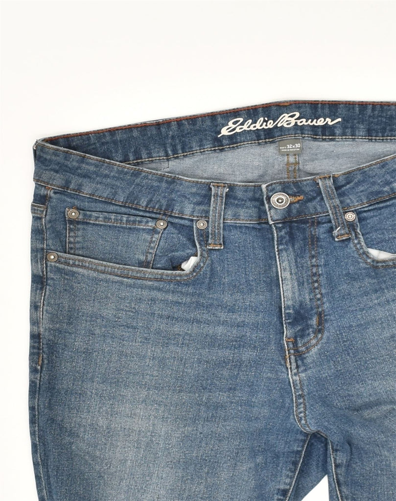 EDDIE BAUER Mens Slim Jeans W32 L30 Blue Cotton | Vintage Eddie Bauer | Thrift | Second-Hand Eddie Bauer | Used Clothing | Messina Hembry 