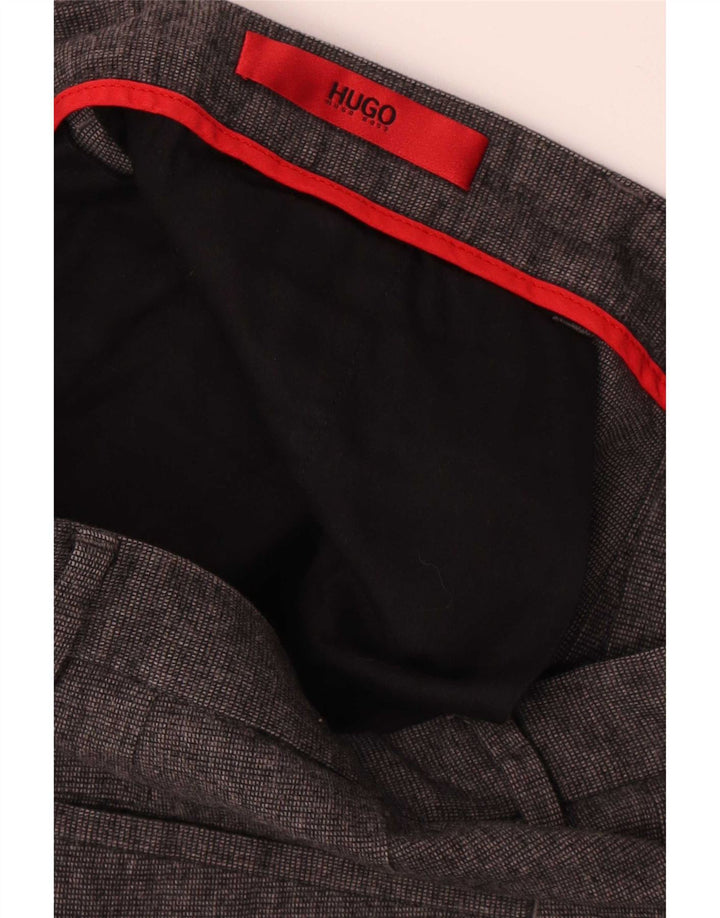 Hugo Boss Mens Slim Chino Trousers W32 L31 Grey