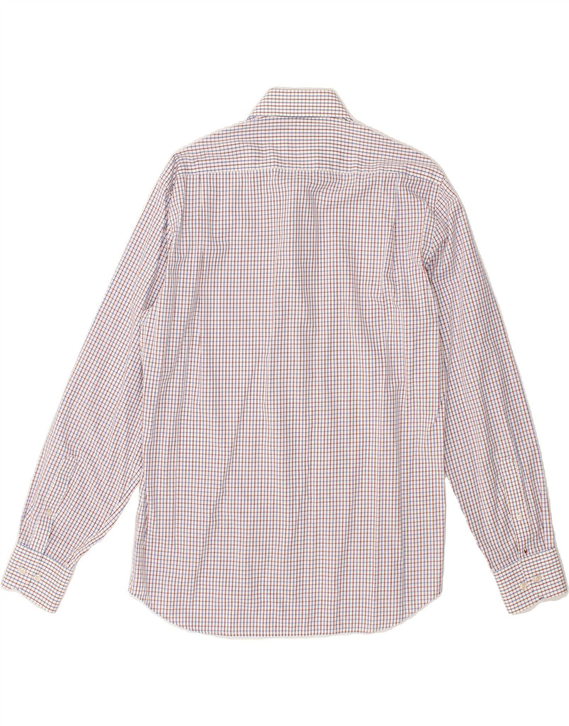 TOMMY HILFIGER Mens Tailored Shirt Size 15 1/2 39 Medium White Check | Vintage Tommy Hilfiger | Thrift | Second-Hand Tommy Hilfiger | Used Clothing | Messina Hembry 