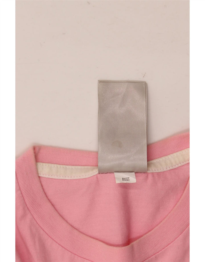 Nike Mens Graphic T-Shirt Top Medium Pink Cotton