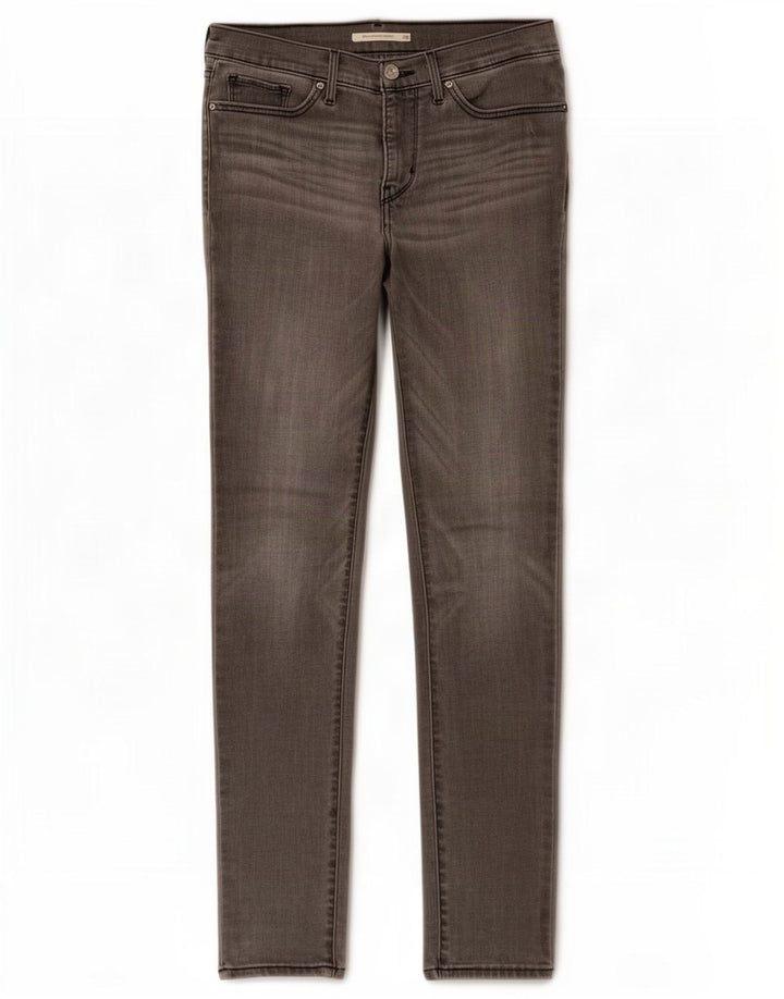 Levi's Womens 311 Shaping Skinny Jeans W28 L30 Grey