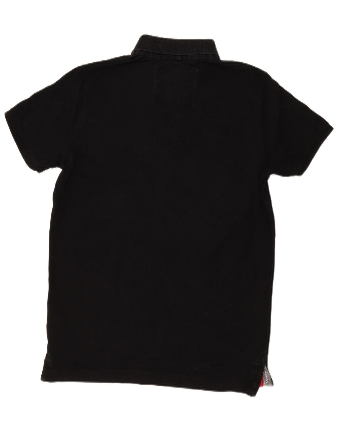 Superdry Mens Polo Shirt XL Black Cotton