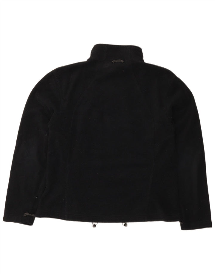 Jack Wolfskin Womens Liner Fleece Jacket UK 16 Large Black Polyester