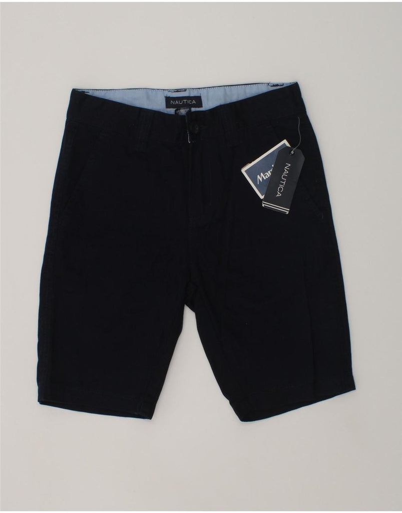 NAUTICA Boys Chino Shorts 7-8 Years W24  Navy Blue Cotton | Vintage Nautica | Thrift | Second-Hand Nautica | Used Clothing | Messina Hembry 