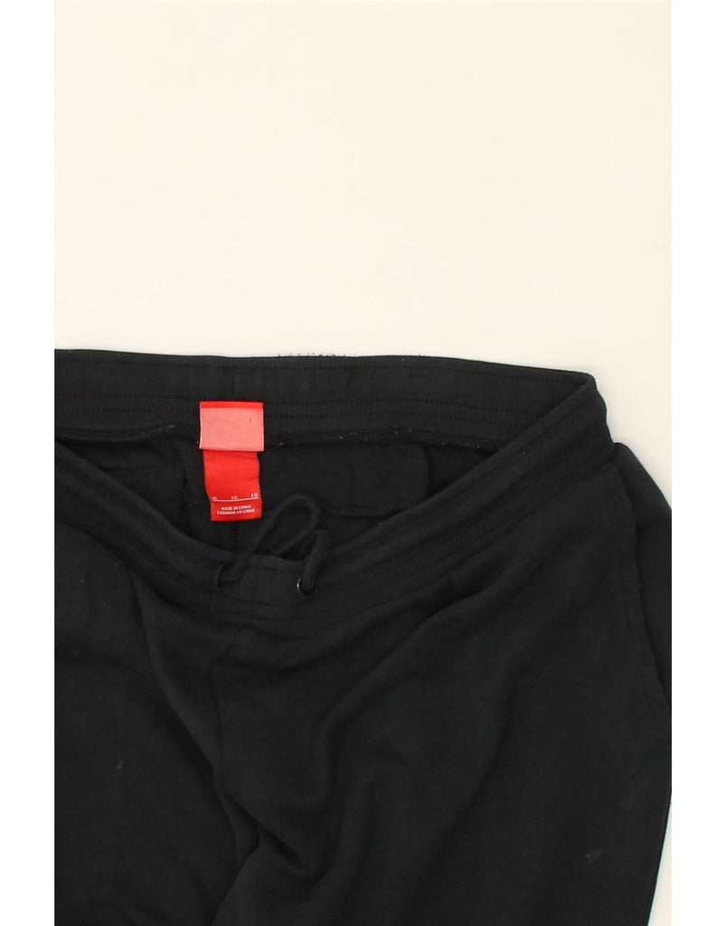 NIKE Mens Tracksuit Trousers Joggers Medium Black Cotton | Vintage Nike | Thrift | Second-Hand Nike | Used Clothing | Messina Hembry 