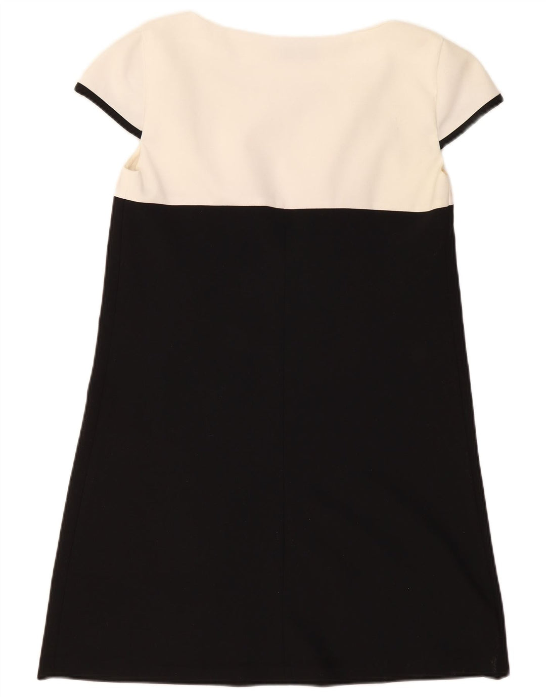 Vintage Womens A-Line Dress IT 46 Large Black Colourblock