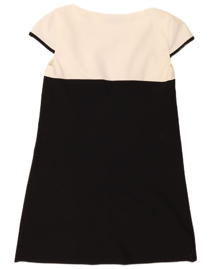 Vintage Womens A-Line Dress IT 46 Large Black Colourblock