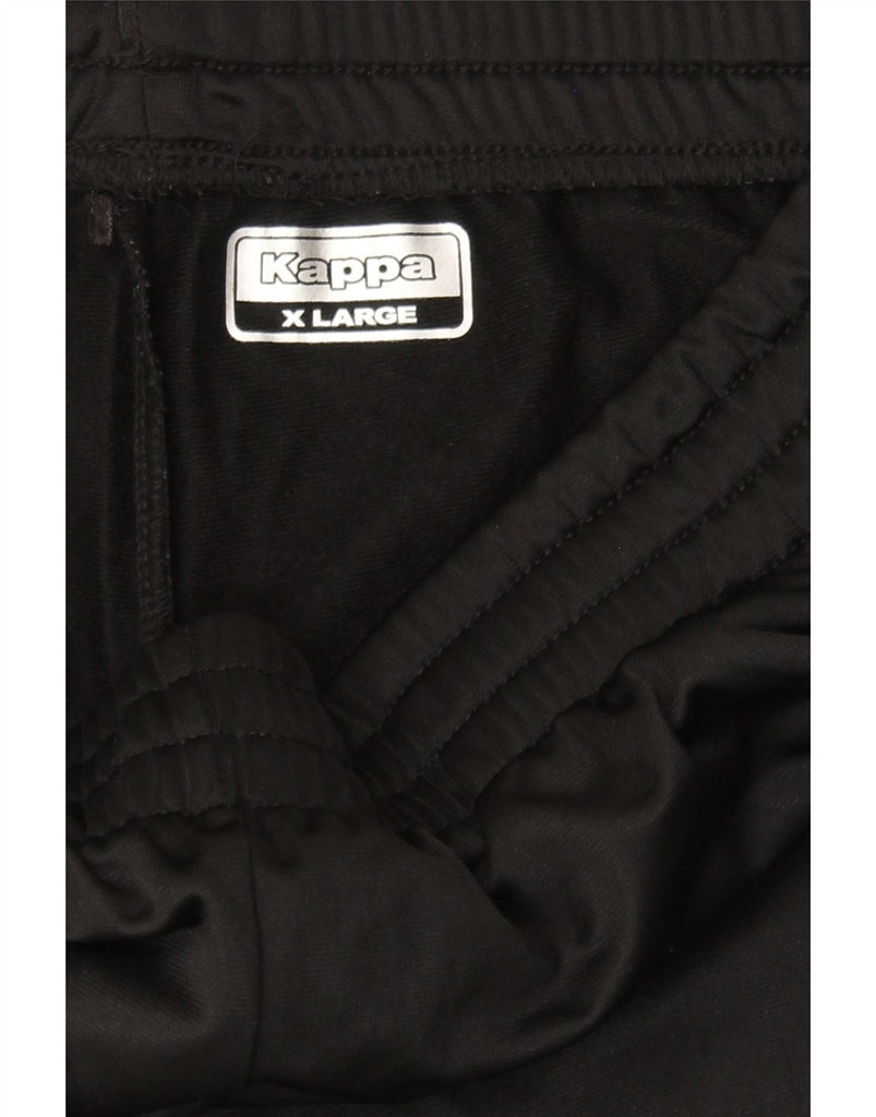 KAPPA Womens Tracksuit Trousers Joggers UK 18 XL  Black Polyester Vintage Kappa and Second-Hand Kappa from Messina Hembry 