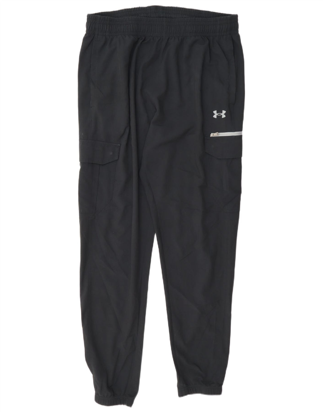 Under Armour Mens Cargo Tracksuit Trousers Joggers XL Navy Blue Polyester