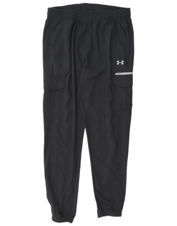 Under Armour Mens Cargo Tracksuit Trousers Joggers XL Navy Blue Polyester