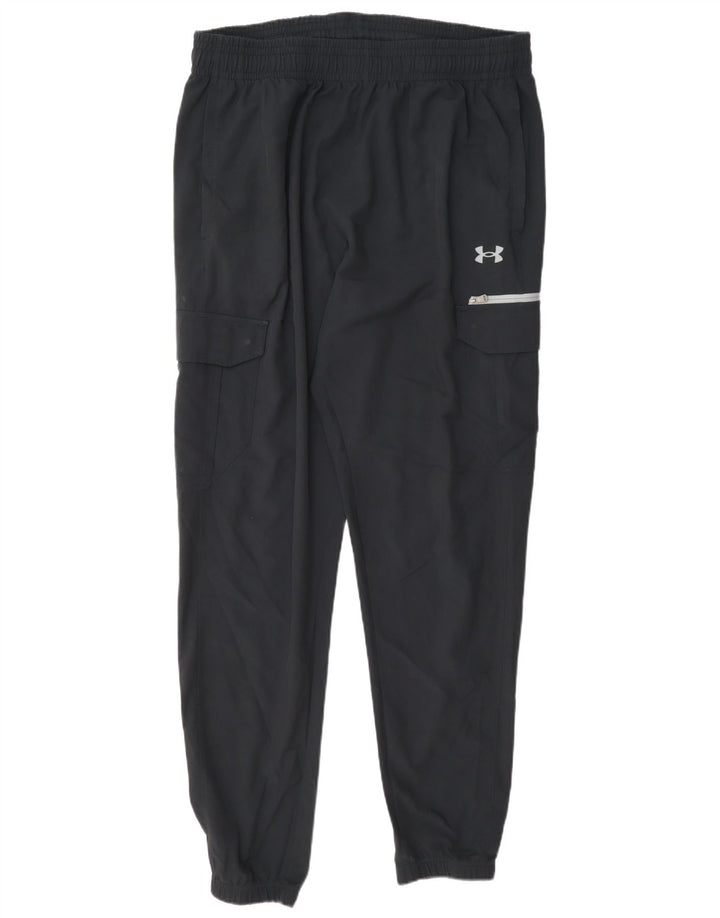 Under Armour Mens Cargo Tracksuit Trousers Joggers XL Navy Blue Polyester