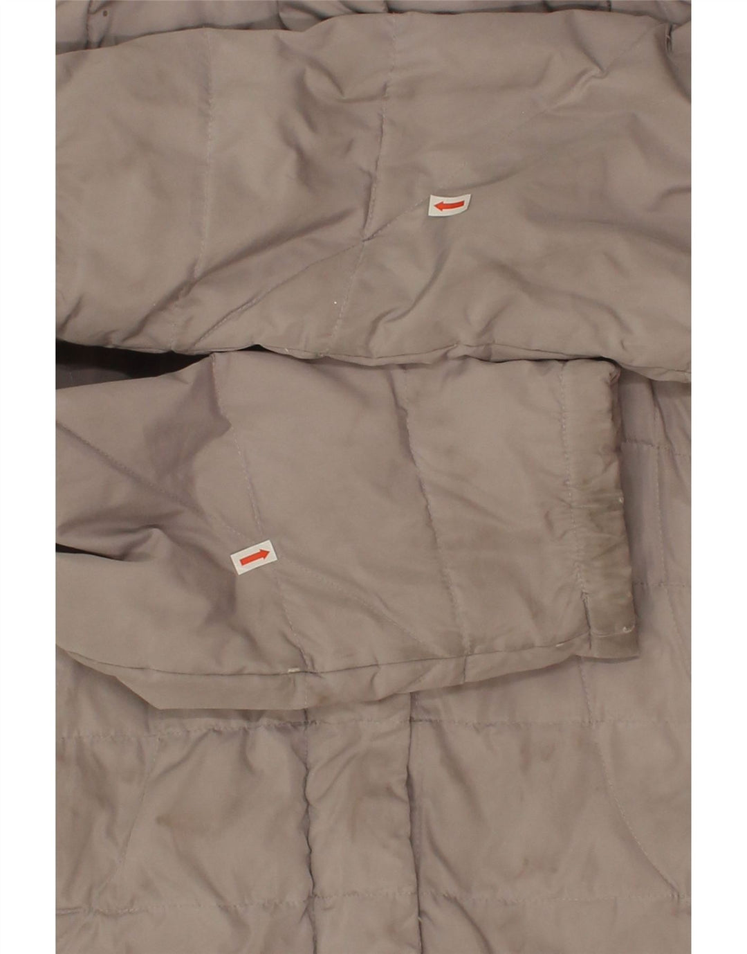 CALVIN KLEIN Womens Hooded Windbreaker Jacket UK 12 Medium Grey Polyester Vintage Calvin Klein and Second-Hand Calvin Klein from Messina Hembry 