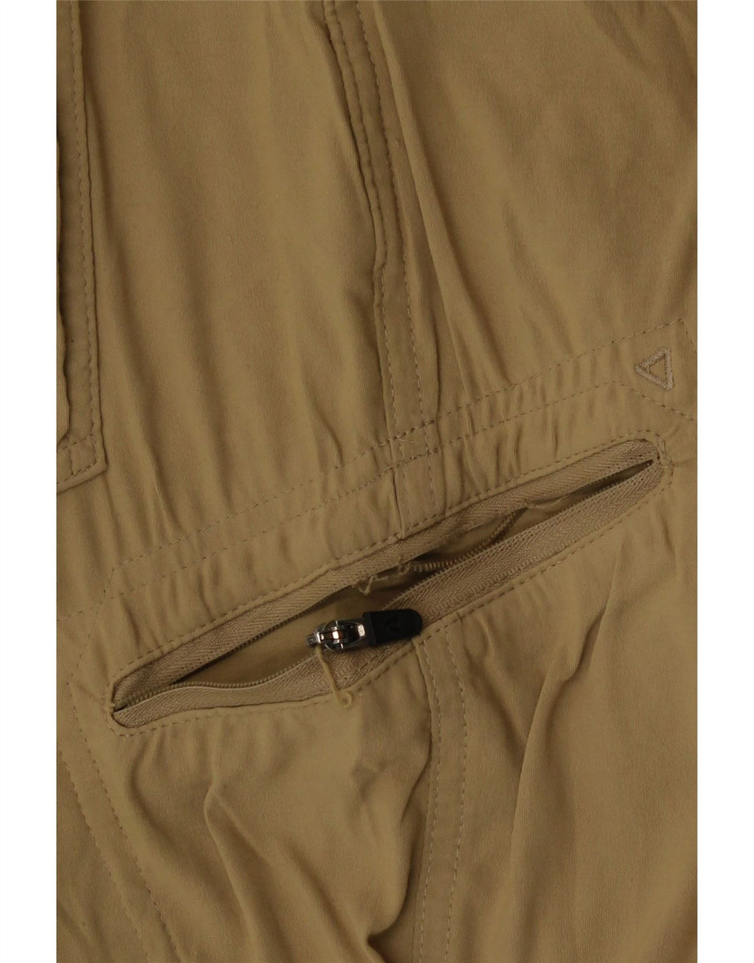 Eddie Bauer Mens Cargo Shorts W32 Large Khaki Nylon