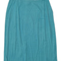 Vintage Womens Pencil Skirt IT 42 Medium W26 Blue Cotton