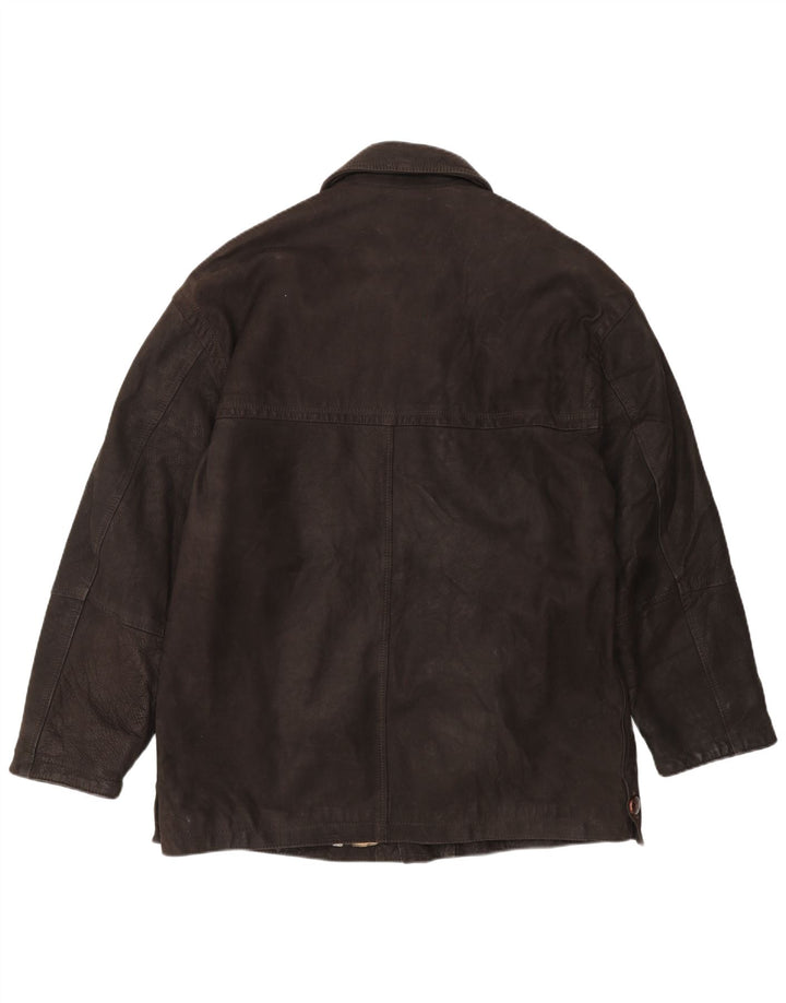 Douglas Mens Leather Jacket UK 42 XL Brown