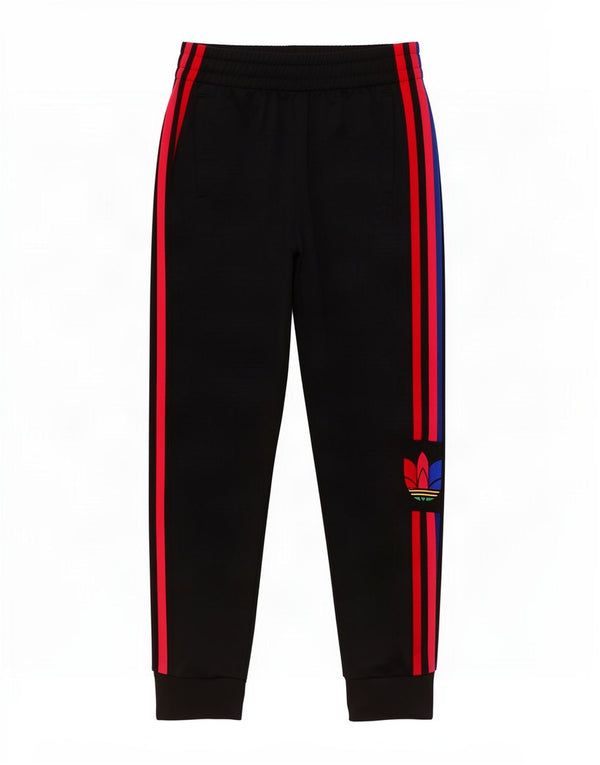 Adidas Boys Graphic Tracksuit Trousers Joggers 10-11 Years Black Polyester