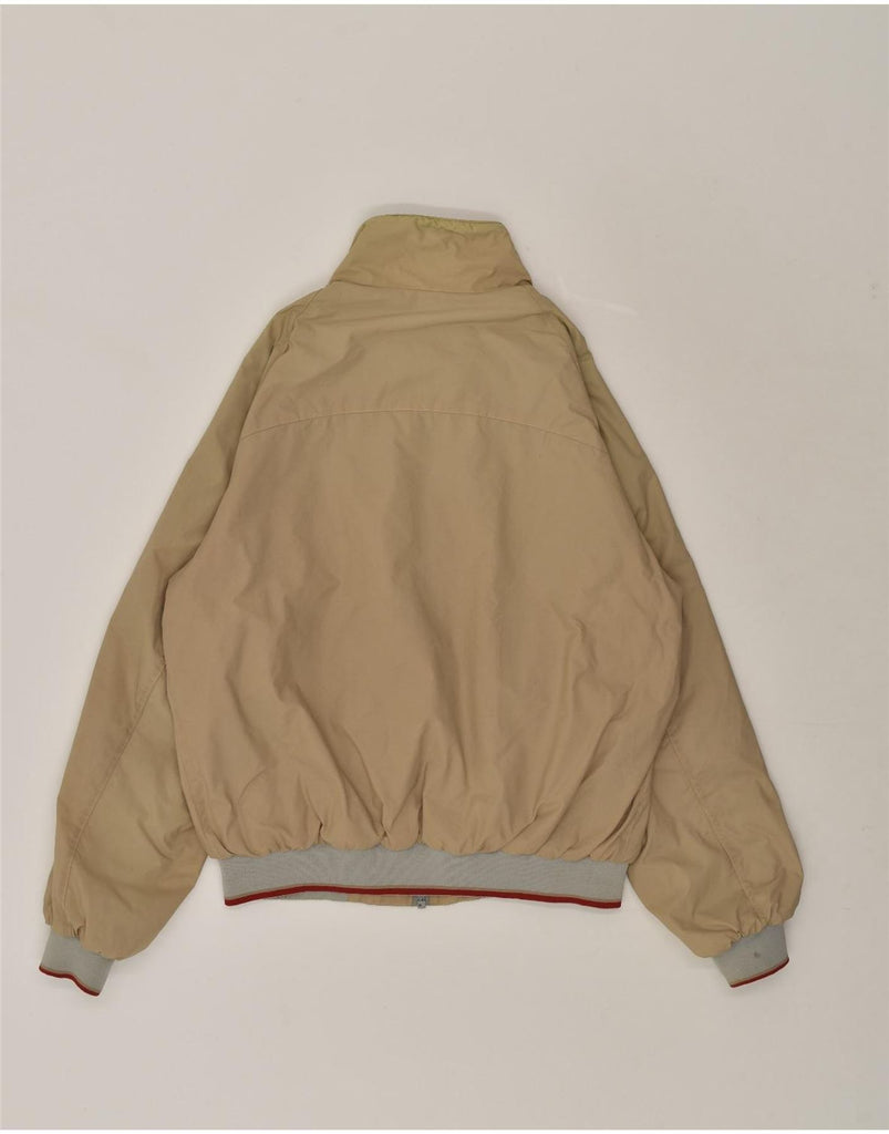 NORTH SAILS Mens Bomber Jacket UK 40 Large Beige Polyamide | Vintage North Sails | Thrift | Second-Hand North Sails | Used Clothing | Messina Hembry 