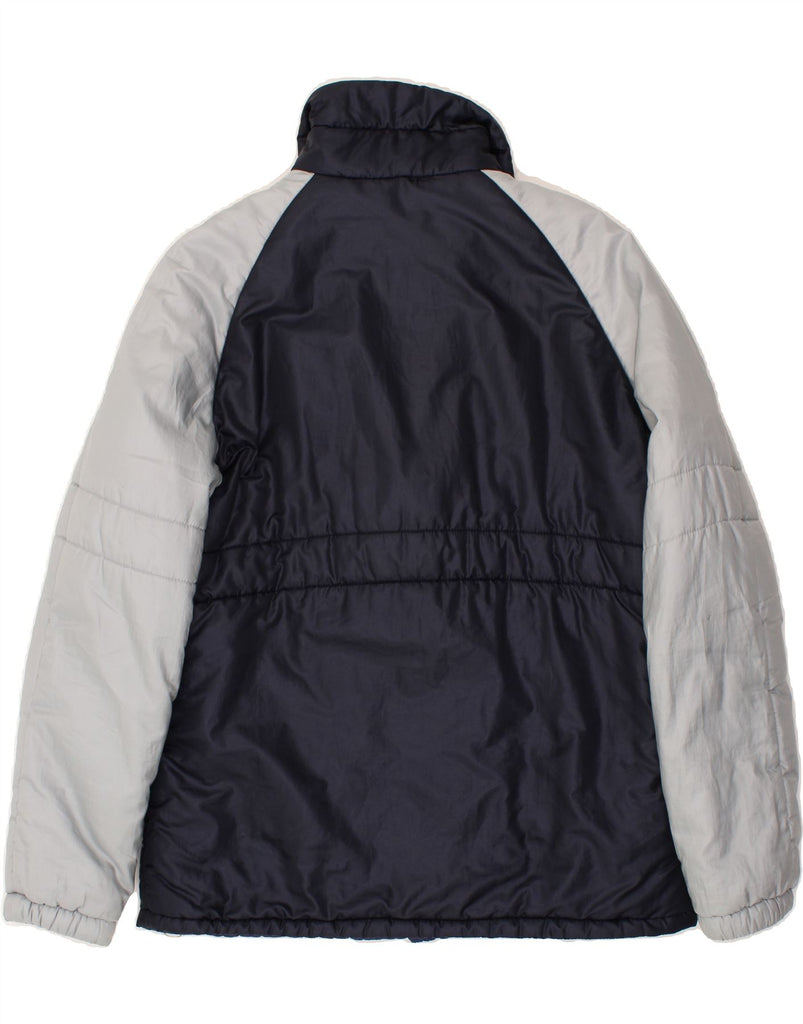 C&A Mens Padded Jacket EU 52 XL Navy Blue Colourblock Nylon | Vintage C&A | Thrift | Second-Hand C&A | Used Clothing | Messina Hembry 