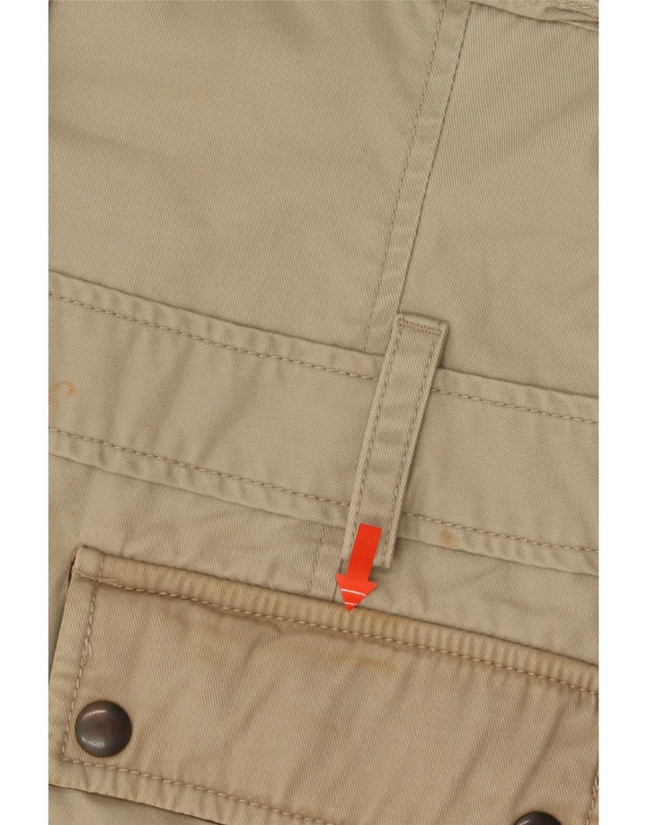 Lee Womens Utility Jacket UK 14 Medium Beige Cotton
