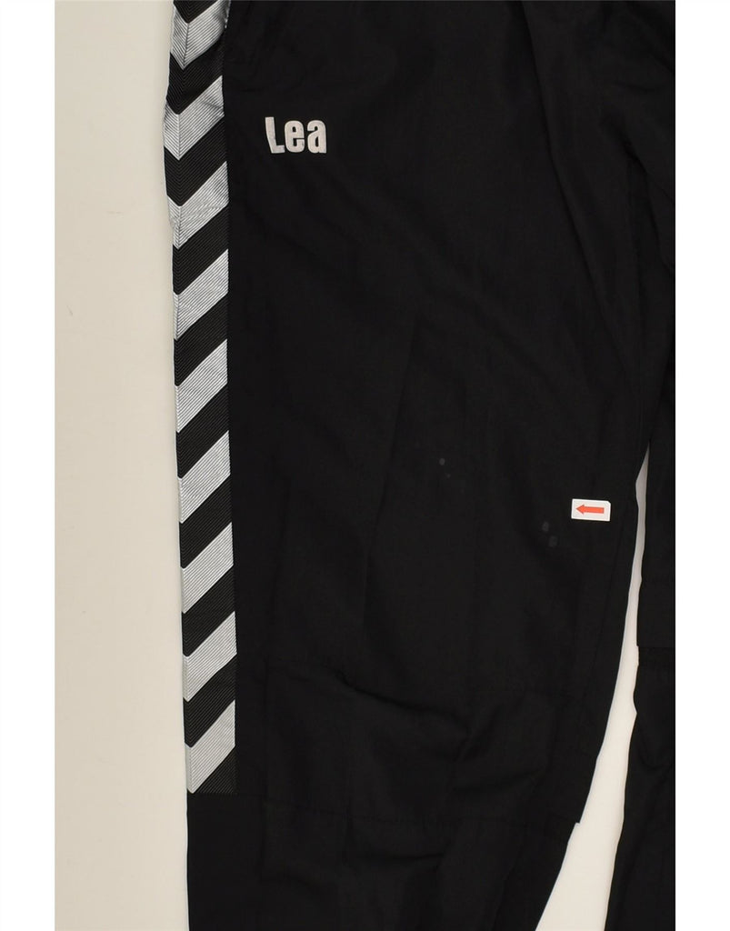 HUMMEL Mens Graphic Tracksuit Trousers Small Black Polyester Vintage Hummel and Second-Hand Hummel from Messina Hembry 