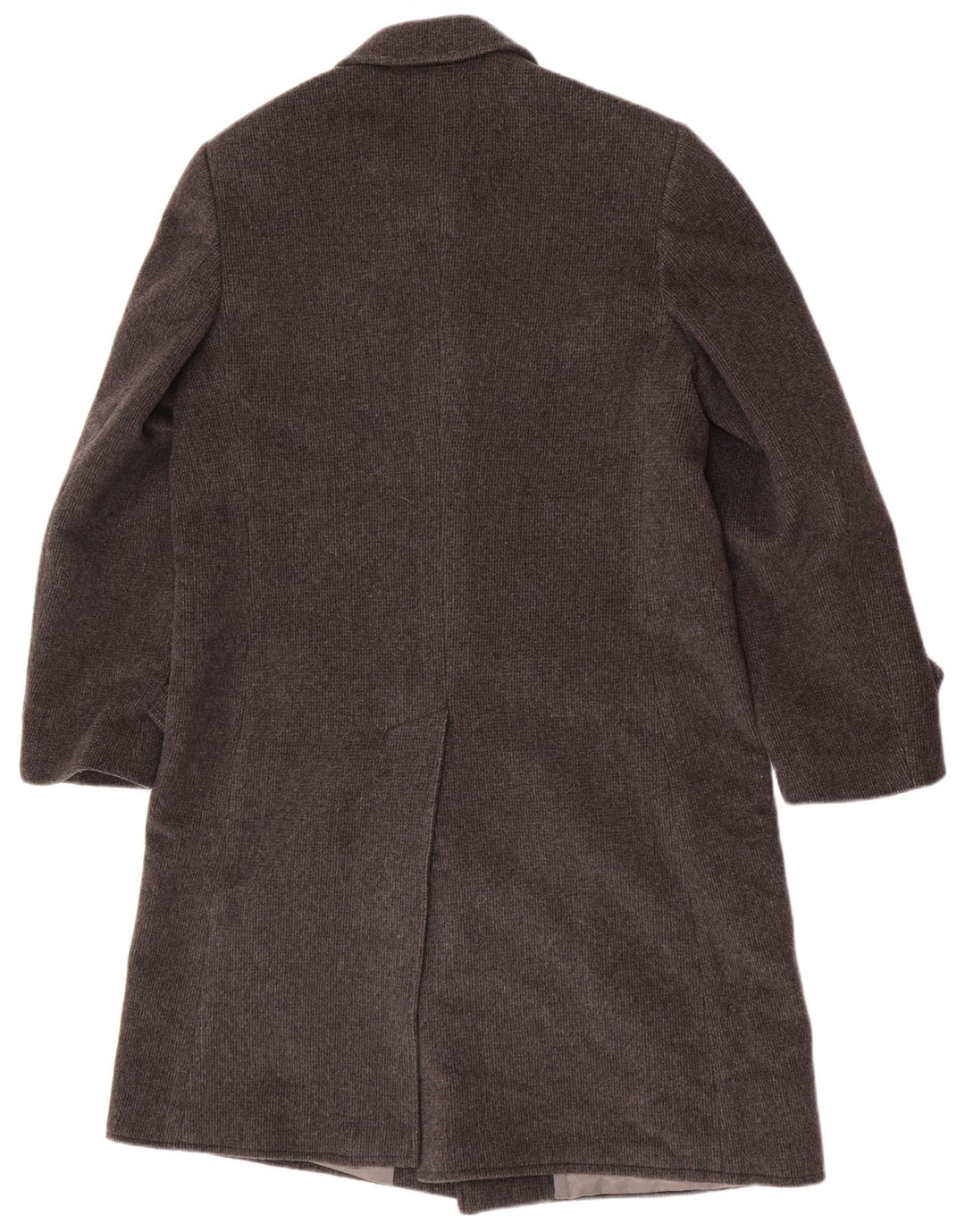 Vintage Mens Overcoat IT 50 Large Grey Wool